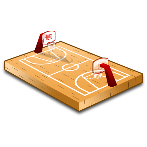 Basketball, Court, Sport Icon