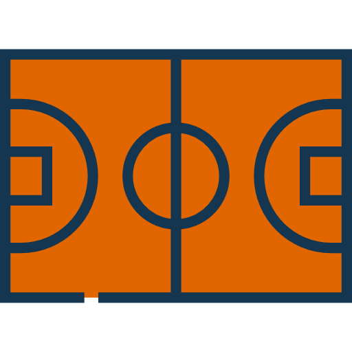 Game, Sports, Playground, Sportive, Basketball Court Icon