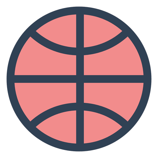 Basketball Ball Stroke Icon
