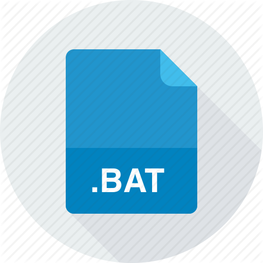 Bat, Dos Batch Icon