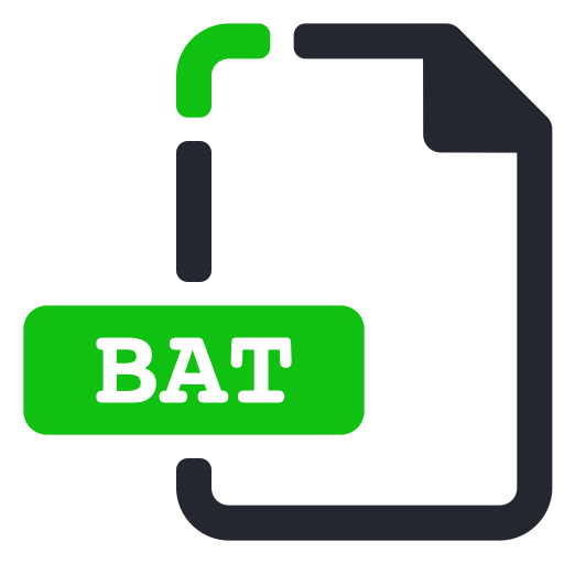 Bat, Executable, Extension, Icon