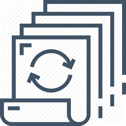 Batch, Document, File, Management, Paper, Processing, Queue Icon