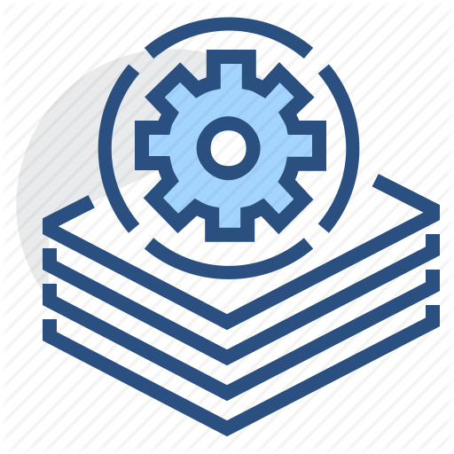 Batch, File, Files, Gear, Multiple, Processing Icon