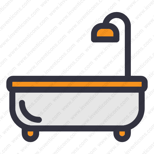 Download Bathroom,bathtub,hot Tub Icon Inventicons