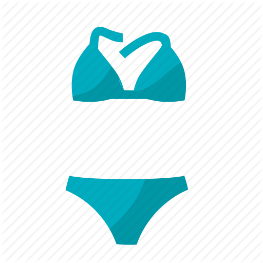 Beach, Bikini, Summer, Sun, Sun Bath, Swim, Swimming Suit Icon