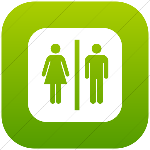 Flat Rounded Square White On Green Gradient Ocha