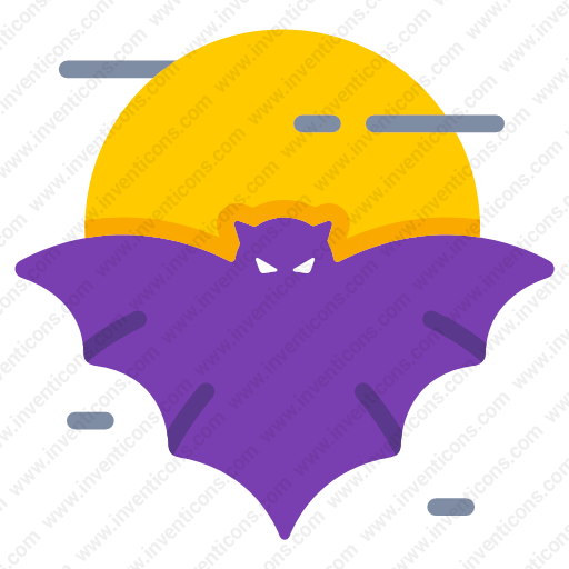 Download Moon,bat Icon Inventicons