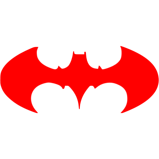Red Batman Icon