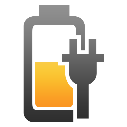 Half, Battery, Plugged, Charging Icon