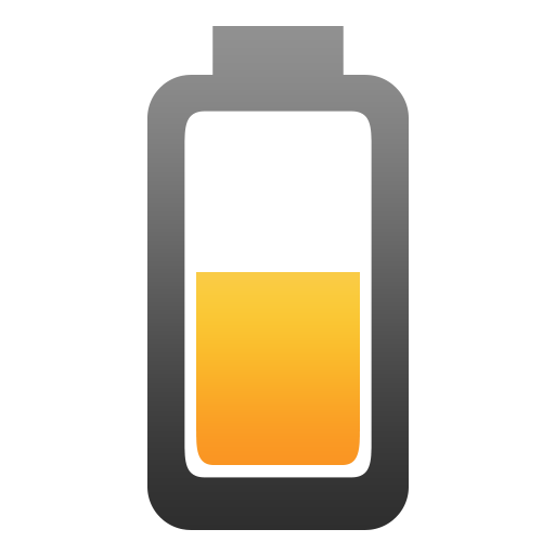 Battery, Half, Discharging Icon