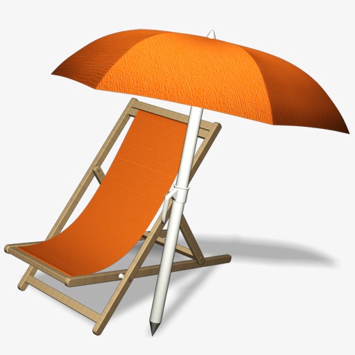 Beach Chairs, Chair, Sun Umbrella Png Image And Clipart For Free