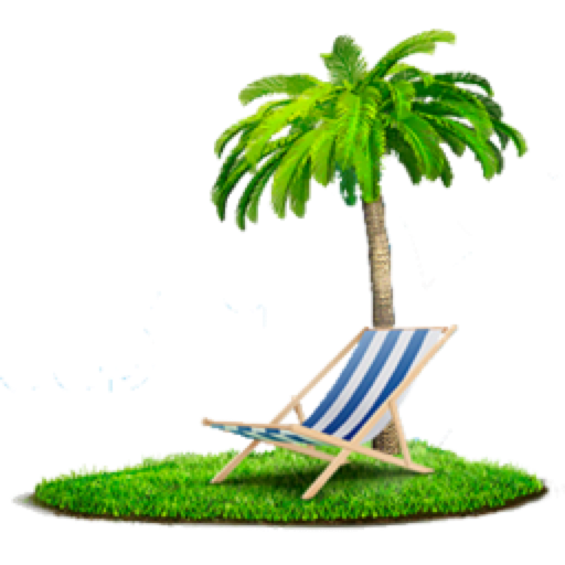 Palm, Chair, Beach Png