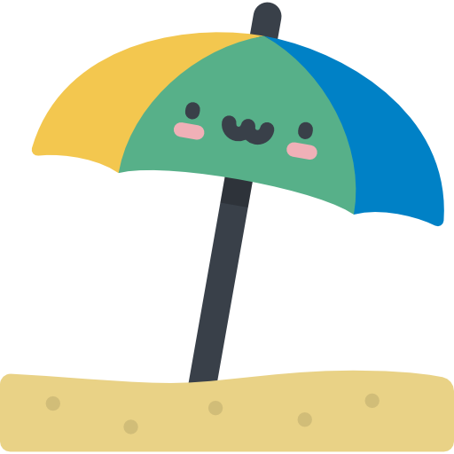 Pictures Of Beach Umbrella Icon Png