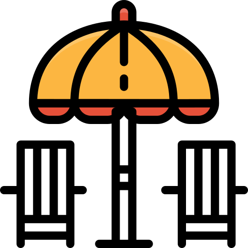 Sun Umbrella Beach Png Icon