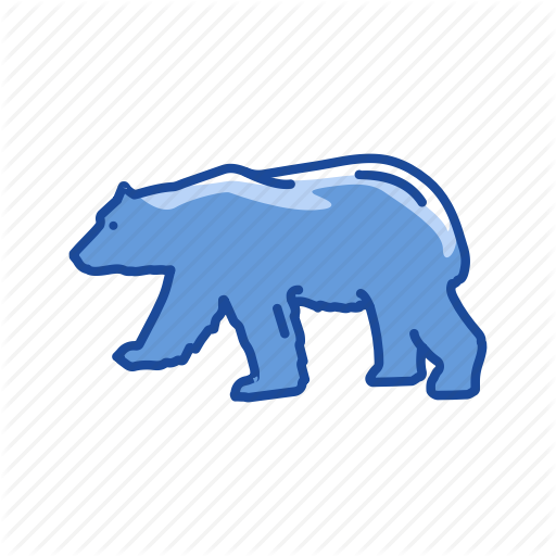 Animal, Bear, Bear Market, Stock Marketing Icon
