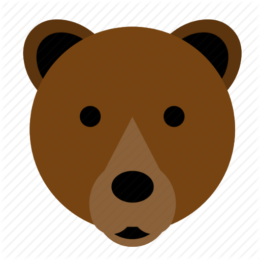 Bear, Brown, Brown Bear, Cute, Face, Happy, Head Icon