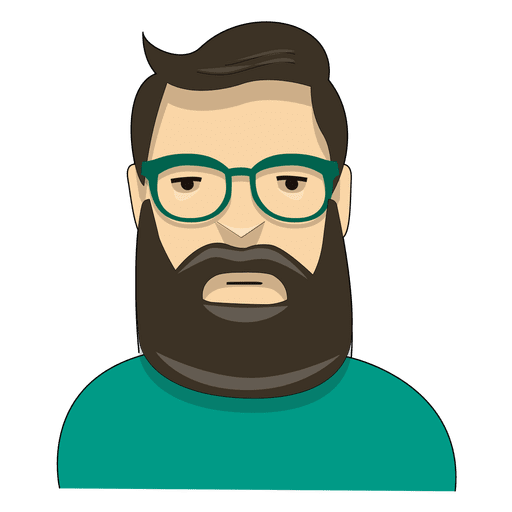 Hipster Beards Pattern