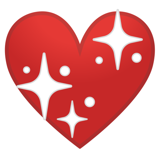 Sparkling Heart Icon Noto Emoji People Family Love Iconset