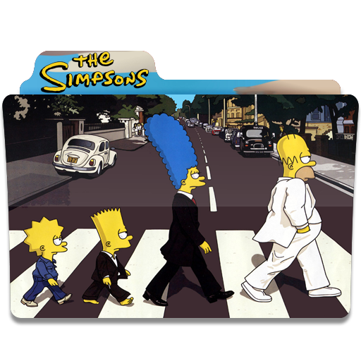 The Simpsons, Folder, Folders, Beatles Icon Free Of Simpsons Folder