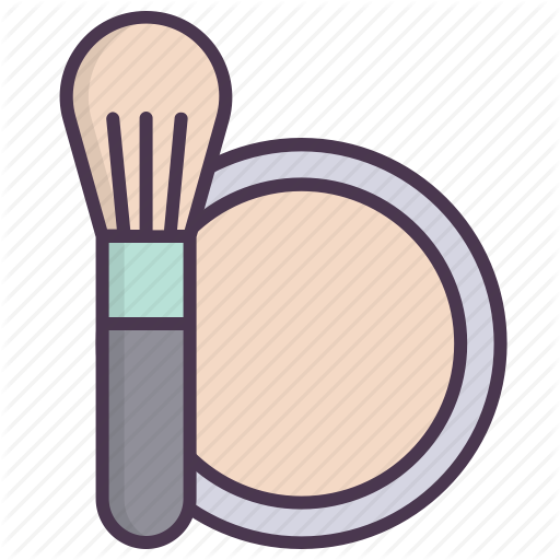 Beauty, Bronzator, Brush, Cheeks, Cosmetics, Face, Makeup Icon