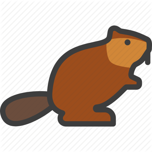 Animal, Beaver, Castor, Rodent Icon