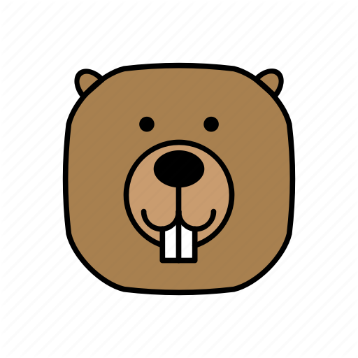 Animals, Beaver, Characters, Color, Cute, Forest, Pets Icon