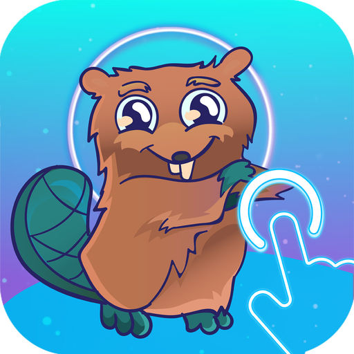 Space Beaver Fast Reaction Game With Gesture