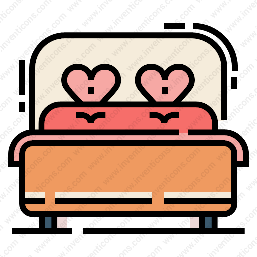 Download Double,bed Icon Inventicons