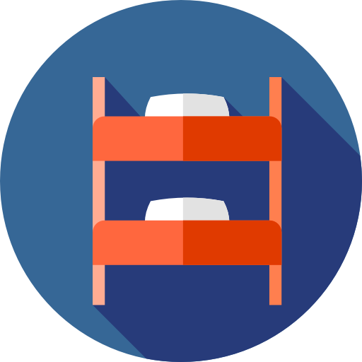 Sleepy, Hostel, Bed Icon