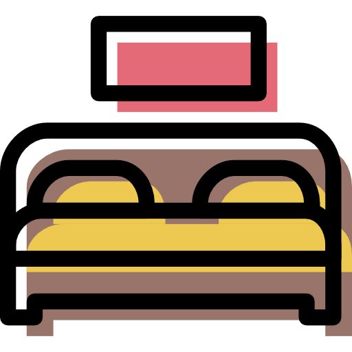 Bed, Furniture Icon Free Of Color Furniture Icons
