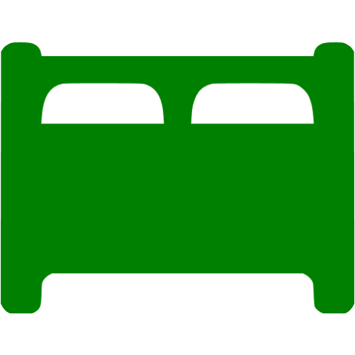 Green Bed Icon