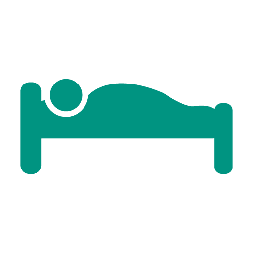 Sleeping Bed Real Estate Icon