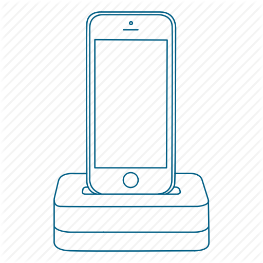 Charge, Charging, Dock, Phone, Smartphone, Stand Icon