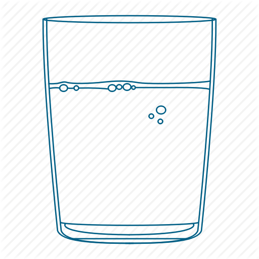 Clear, Cup, Drink, Glass, Water Icon