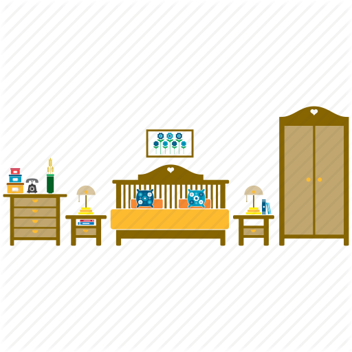 Bedroom Vector Cartoon House Huge Freebie! Download