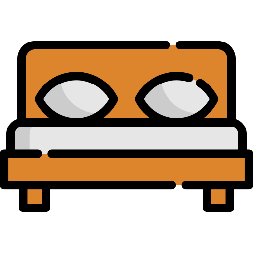 Double Bed Sleep Png Icon