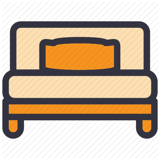 Bed, Bedroom, Furniture, Home, House, Interior, Room Icon