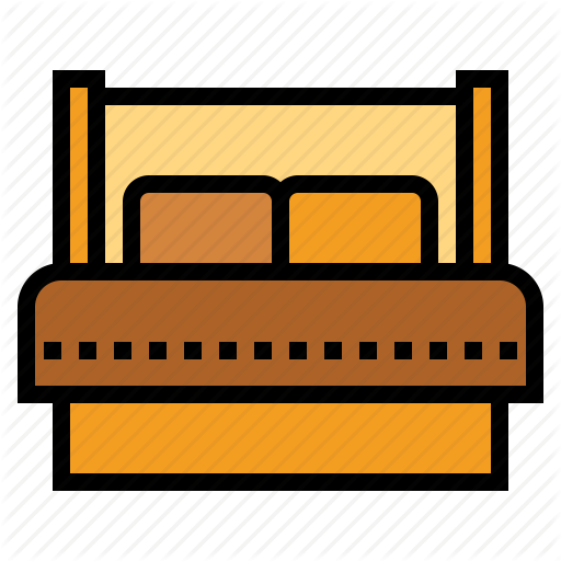 Bed, Bedroom, Rest, Sleep Icon