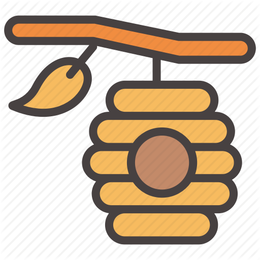 Autumn, Bee, Beehive, Fall, Hive Icon