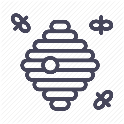 Bee, Beehive, Camping, Forest, Hive, Honey, Nature Icon