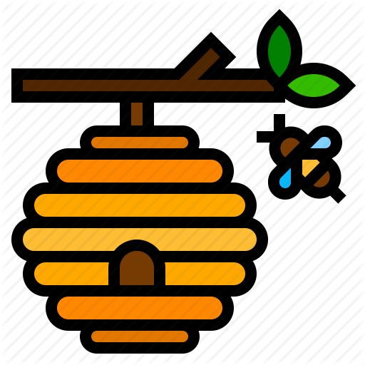 Bee, Beehive, Honey Icon