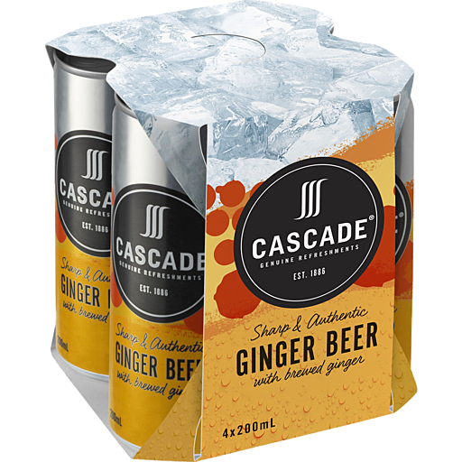 Cascade Ginger Beer Cans