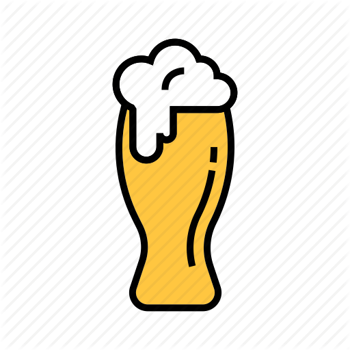 Beer Glass, Beverage, Liquor, Wheat Beer, White Beer Icon
