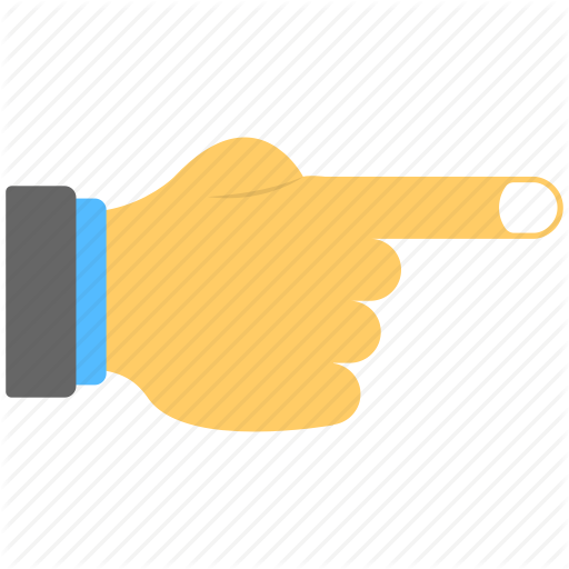 Finger Signs, Hand Gestures, Index Finger, Pointing Left, Signs Icon