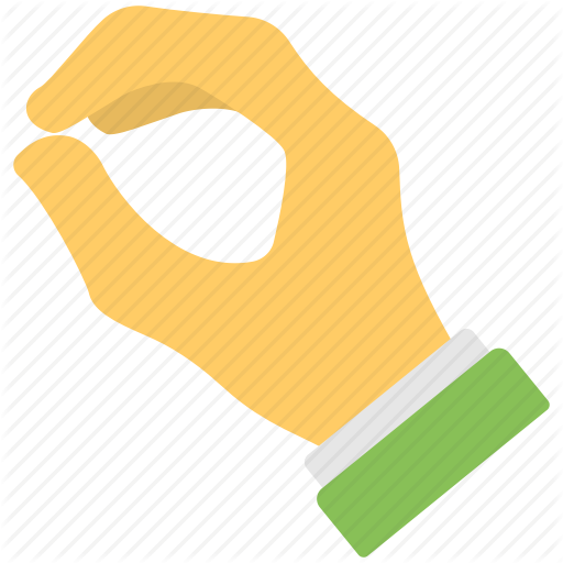 Fingers, Flat Icon, Hand Gesture, Hole Sign, Making Hole Icon