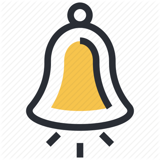 Alert, Bell, Hand Bell, Ring, School Bell Icon