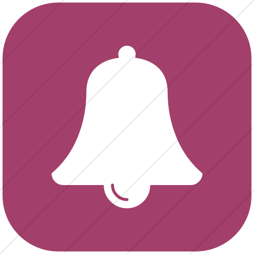 Flat Rounded Square White On Pink Bootstrap Font