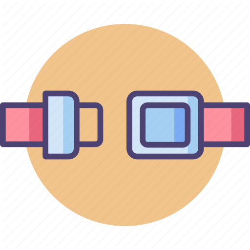 Belts, Safety, Safety Belt Icon