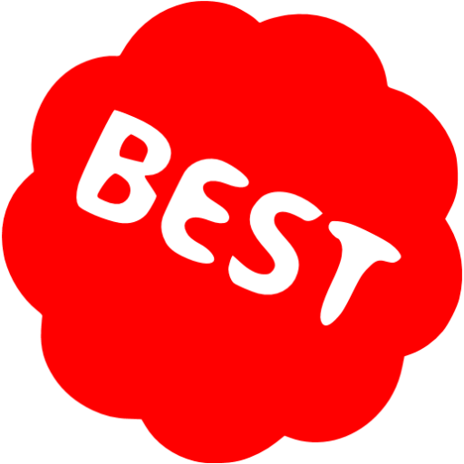 Red Best Badge Icon