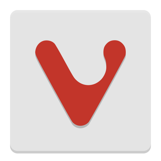 Vivaldi Beta Icon Papirus Apps Iconset Papirus Development Team